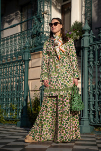 Long Jacket & Palazzo Pants