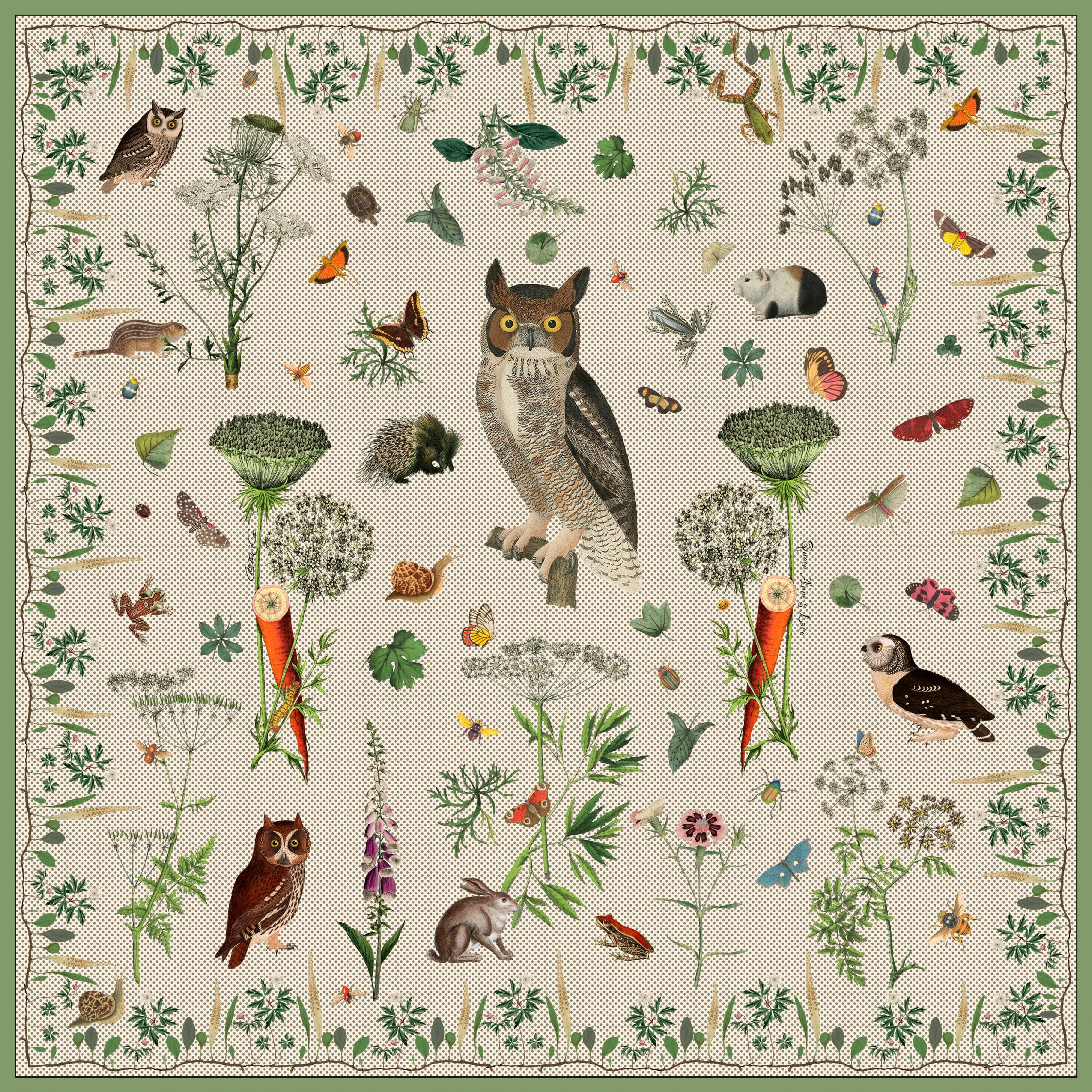 Queen Anns's Lace Scarf