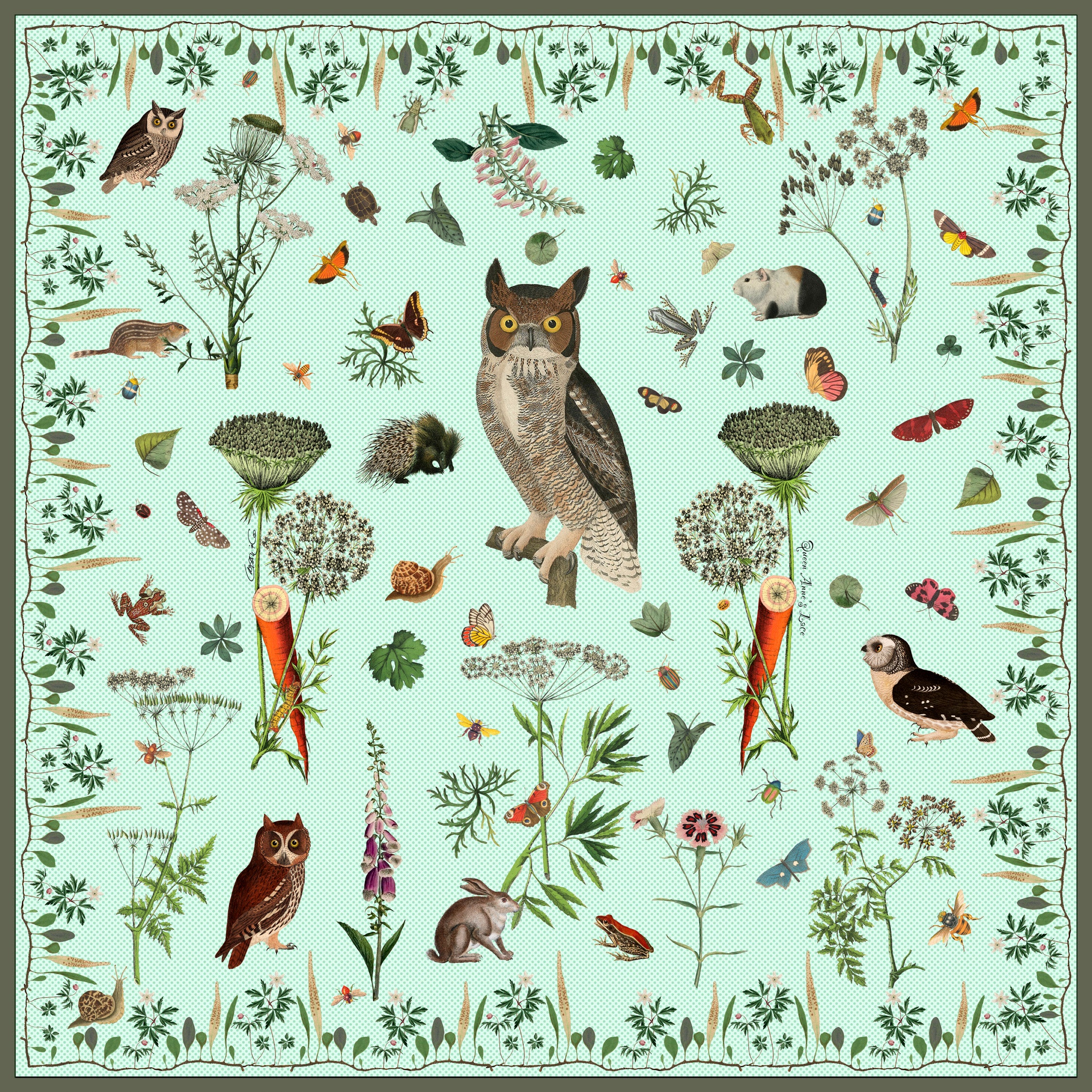 Queen Anns's Lace Scarf
