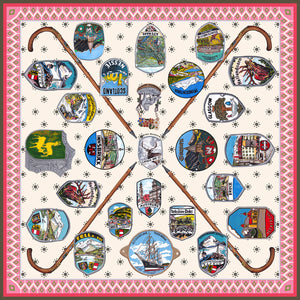 Hiking Badges Scarf