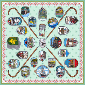 Hiking Badges Scarf