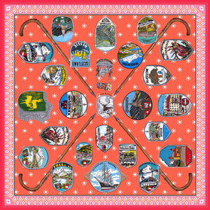 Hiking Badges Scarf